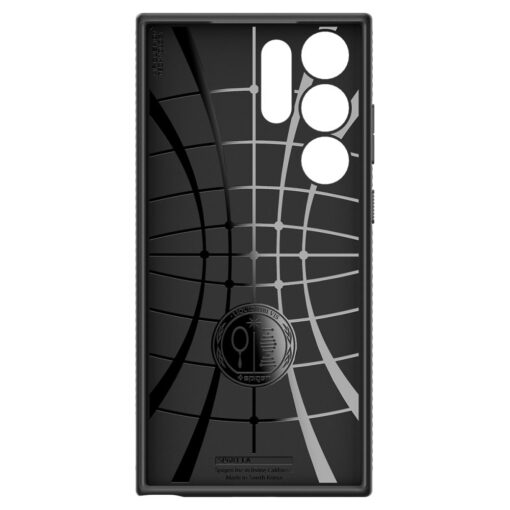 Spigen Liquid Air case for Samsung Galaxy S23 Ultra matt black - Image 4