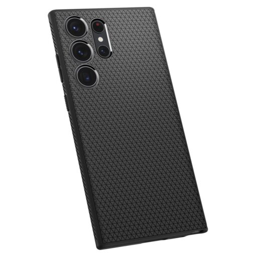 Spigen Liquid Air case for Samsung Galaxy S23 Ultra matt black - Image 8