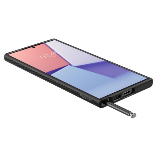 Spigen Liquid Air case for Samsung Galaxy S23 Ultra matt black - Image 10
