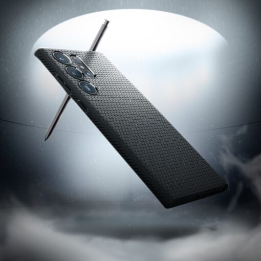 Spigen Liquid Air case for Samsung Galaxy S23 Ultra matt black - Image 11