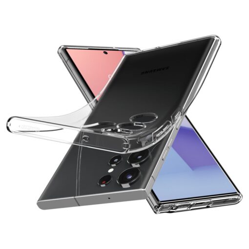 Spigen Liquid Crystal case for Samsung Galaxy S23 Ultra crystal clear - Image 7