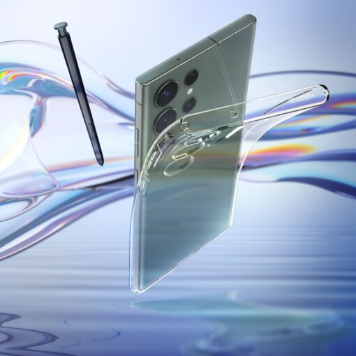 Spigen Liquid Crystal case for Samsung Galaxy S23 Ultra crystal clear - Image 11