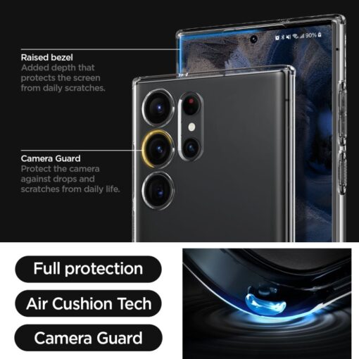 Spigen Liquid Crystal case for Samsung Galaxy S23 Ultra crystal clear - Image 13