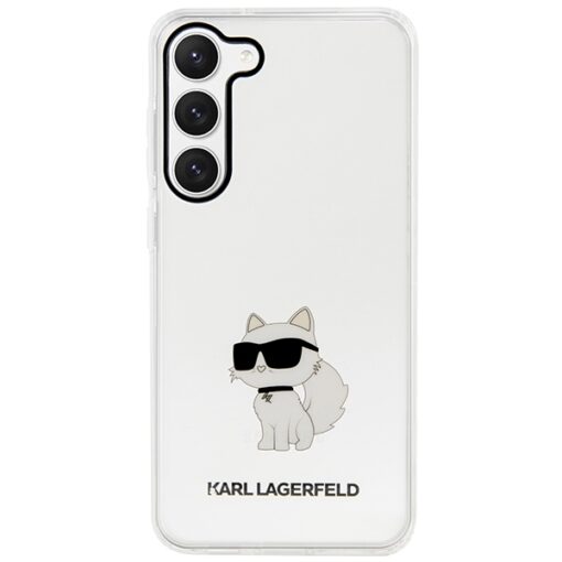 Karl Lagerfeld case for Samsung Galaxy S23 Ultra KLHCS23LHNCHTCT transparent HC IML NFT Choupette - Image 2