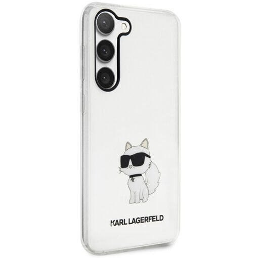 Karl Lagerfeld case for Samsung Galaxy S23 Ultra KLHCS23LHNCHTCT transparent HC IML NFT Choupette - Image 3