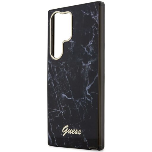 Guess case for Samsung Galaxy S23 Ultra GUHCS23LPCUMAK black HC PU/TPU Marble - Image 6