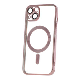 Color Chrome Mag case for Samsung Galaxy S25 rose gold