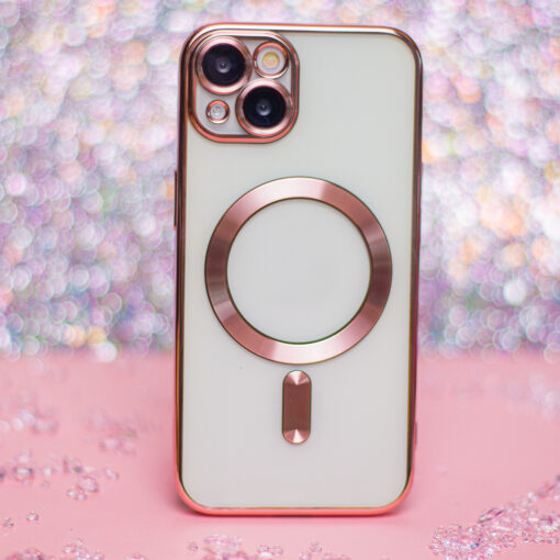 Color Chrome Mag case for Samsung Galaxy A15 4G / A15 5G rose gold - Image 4