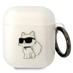 Karl Lagerfeld case for Airpods 1 / 2 KLA2HNCHTCT transparent Ikonik Choupette