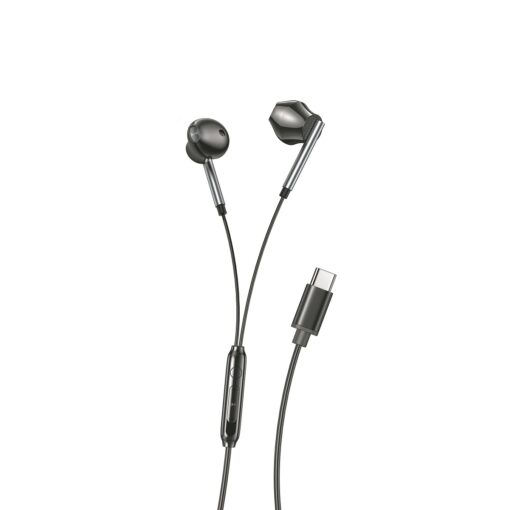 XO wired earphones EP66 USB-C black