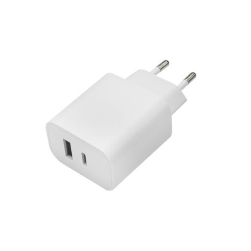 Maxlife MXTC-06 PD QC charger 1x USB-C 1x USB 20W white - Image 4