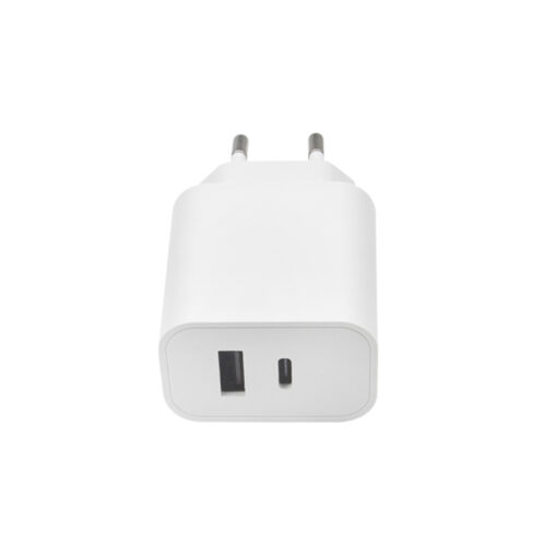 Maxlife MXTC-06 PD QC charger 1x USB-C 1x USB 20W white - Image 6