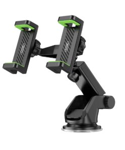 XO car holder C117 black with suction cup 2in1 double