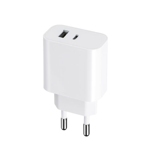 Maxlife MXTC-06 PD QC charger 1x USB-C 1x USB 20W white - Image 11