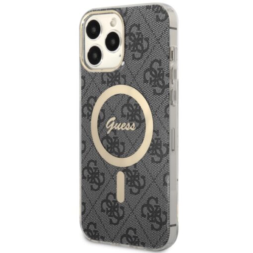 Guess case for iPhone 13 Pro Max 6,7" GUHMP13XH4STK black hardcase Magsafe IML 4G - Image 2