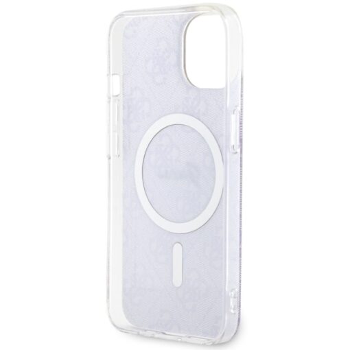 Guess case for iPhone 14 6,1" GUHMP14SH4STU purple hardcase Magsafe IML 4G - Image 7