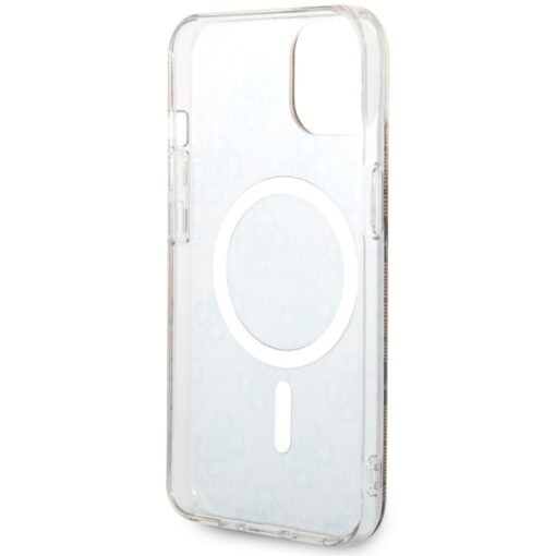 Guess case for iPhone 14 6,1" GUHMP14SH4STW brown hardcase Magsafe IML 4G - Image 6