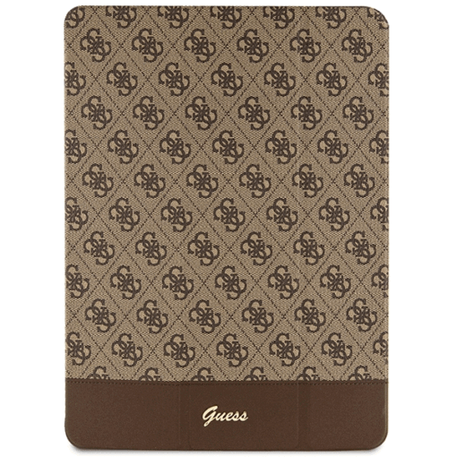 Guess case for iPad Pro 12,9" GUFCP12PS4SGW brown Allover 4G Stripe