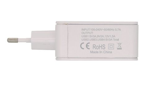 Rebeltec wall charger H410 Turbo QC3.0 4 ports white - Image 3