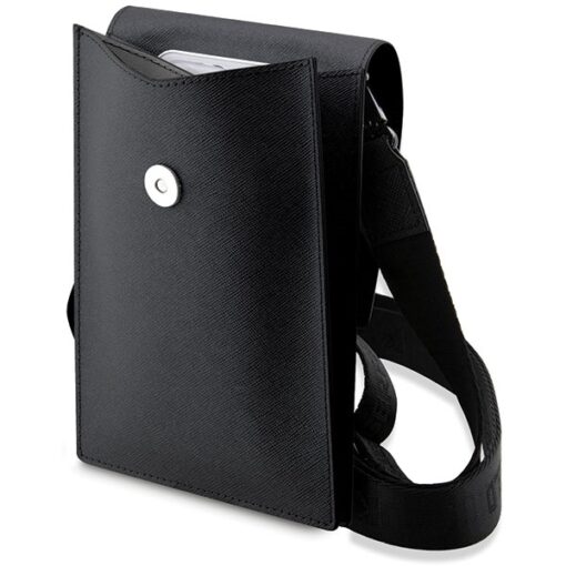 Karl Lagerfeld handbag for phone KLWBSAKCPMK black hardcase Phone Pounch Universal Saffiano K&C NFT - Image 4