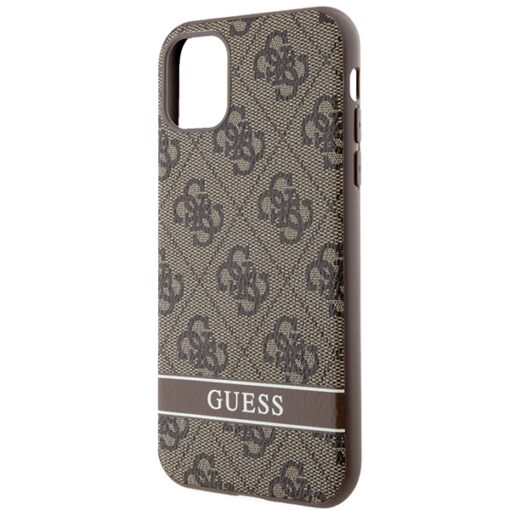 Guess case for iPhone 11 GUHCN61P4SNW brown HC 4G Stripe - Image 6