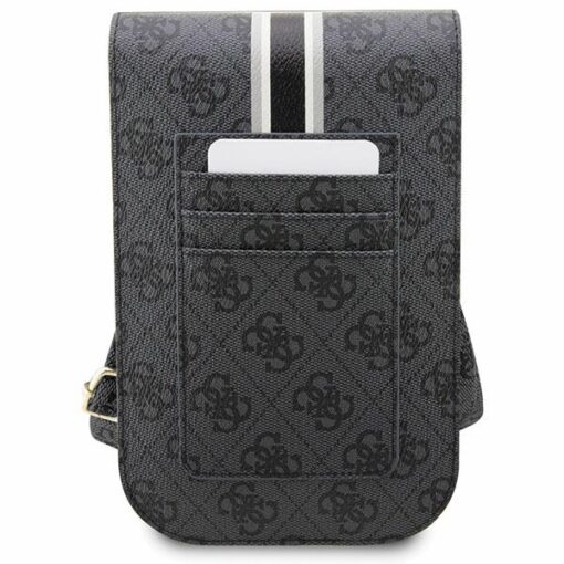 Guess bag GUWBP4RPSK black Wallet 4G Stripes - Image 5