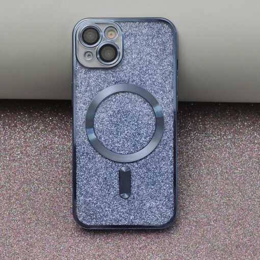 Glitter Chrome Mag case for iPhone 15 Pro 6,1" blue - Image 3