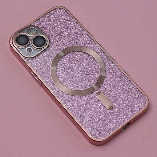 Glitter Chrome Mag case for iPhone 14 Pro 6,1" pink - Image 5