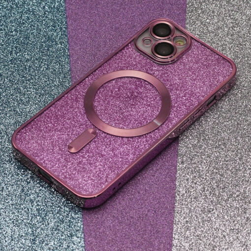 Glitter Chrome Mag case for iPhone 14 Pro 6,1" pink - Image 6