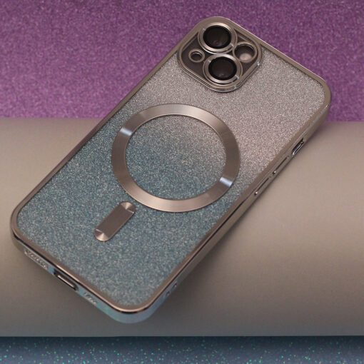 Glitter Chrome Mag case for iPhone 11 silver gradient - Image 9