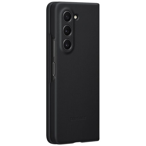 Samsung Eco-leather case for Samsung Galaxy Z Fold 5 graphite - Image 3