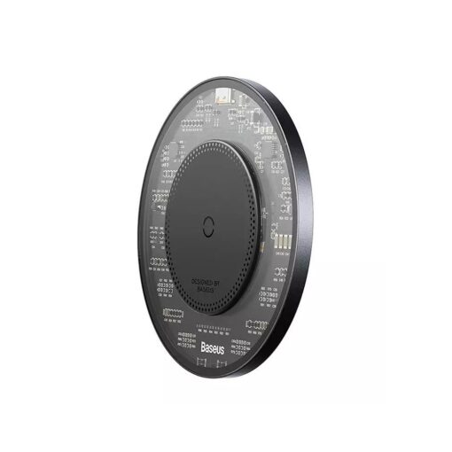 Baseus wireless charger Simple 2 15W black - Image 3