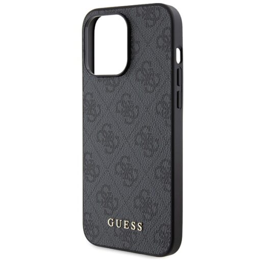 Guess case for iPhone 15 Pro 6,1" GUHCP15LG4GFGR szara HC PU 4G Metal Logo - Image 6