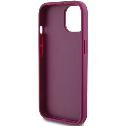 Guess case for iPhone 15 6,1" GUHCP15SHG4SGU purple HC Fixed Glitter Big 4G - Image 7