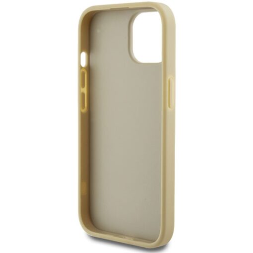 Guess case for iPhone 15 Plus 6,7" GUHCP15MHG4SGD gold HC Fixed Glitter Big 4G - Image 7