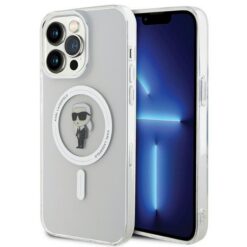 Karl Lagerfeld case for iPhone 15 Pro 6,1" KLHMP15XHFCKNOT transparent HC Magsafe IML Ikonik