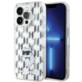 Karl Lagerfeld case for iPhone 15 Pro 6,1" KLHCP15LHNCMKLT transparent HC IML C Monogram