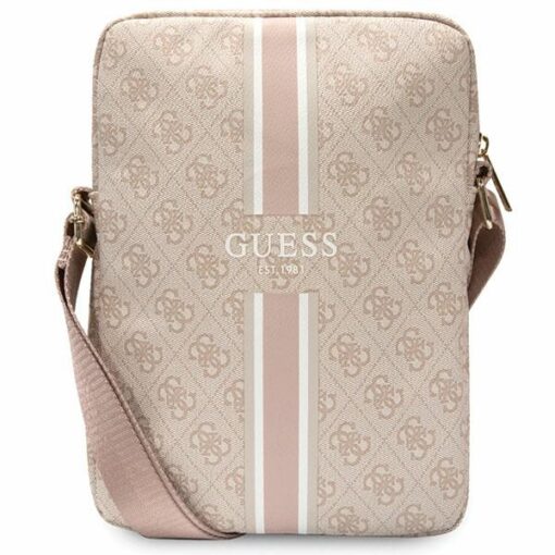 Guess bag for tablet 10" GUTB10P4RPSP pink 4G Stripes Tablet Bag