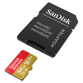 SanDisk memory card microSD UHS-I 64GB SDSQXAH-064G-GN6MA