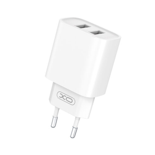 XO wall charger CE02C 2x USB 2,1A white