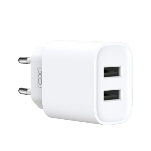 XO wall charger CE02C 2x USB 2,1A white - Image 2