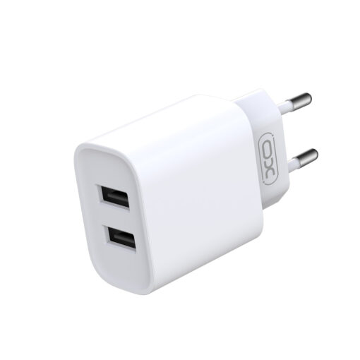 XO wall charger CE02C 2x USB 2,1A white - Image 3