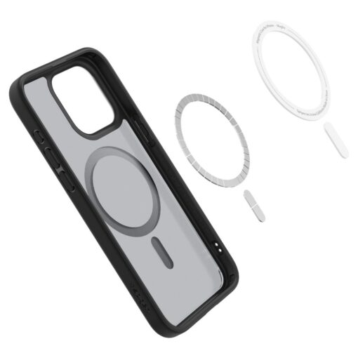 Spigen Ultra Hybrid Magsafe case for iPhone 15 Pro Max 6,7" frost black - Image 5