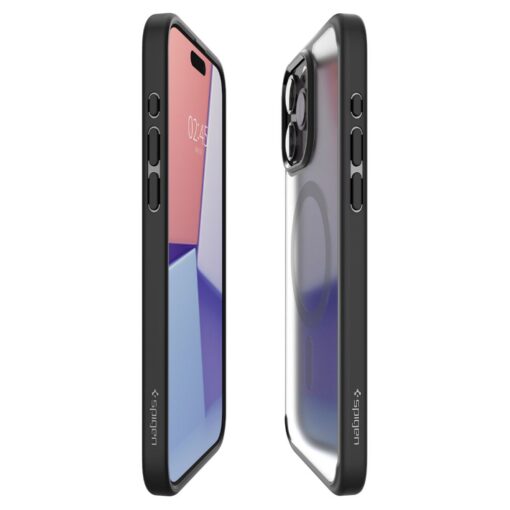 Spigen Ultra Hybrid Magsafe case for iPhone 15 Pro Max 6,7" frost black - Image 6