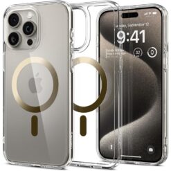 Spigen Ultra Hybrid Magsafe case for iPhone 15 Pro Max 6,7" gold