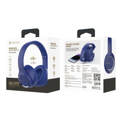 Devia Bluetooth headphones Kintone blue - Image 3