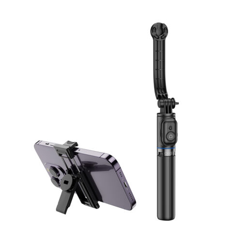 XO selfie stick Bluetooth tripod SS13 black 106cm - Image 4