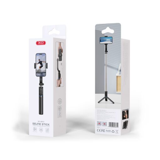 XO selfie stick Bluetooth tripod SS13 black 106cm - Image 5