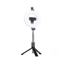 XO selfie stick Bluetooth tripod SS12 black 95cm with LED lamp