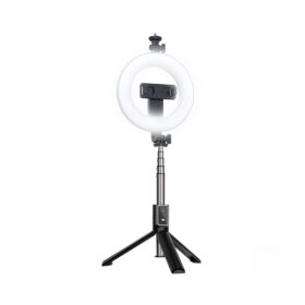 XO selfie stick Bluetooth tripod SS12 black 95cm with LED lamp